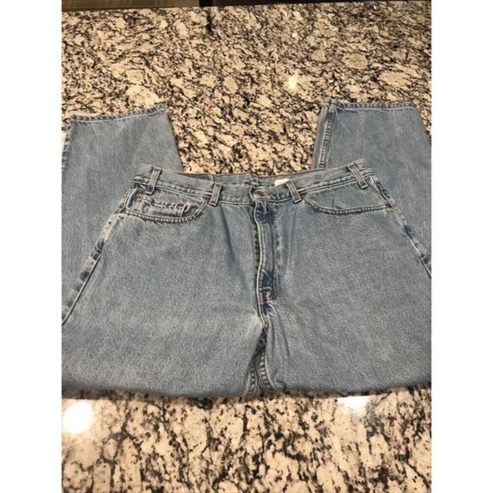 LEVI'S 550 RELAXED FIT MEN'S JEANS SIZE 38 X 30 RED TAB MEDIUM WASH 100% COTTON - Picture 5 of 8